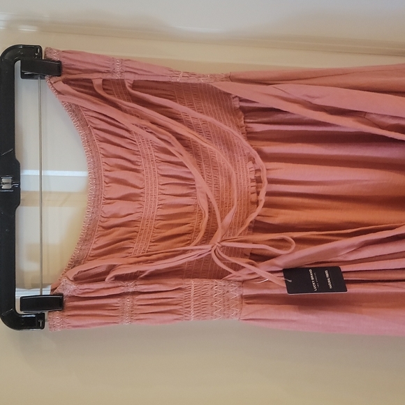 Lucky Brand Apricot Boho knit maxi dress size XL - Picture 4 of 12